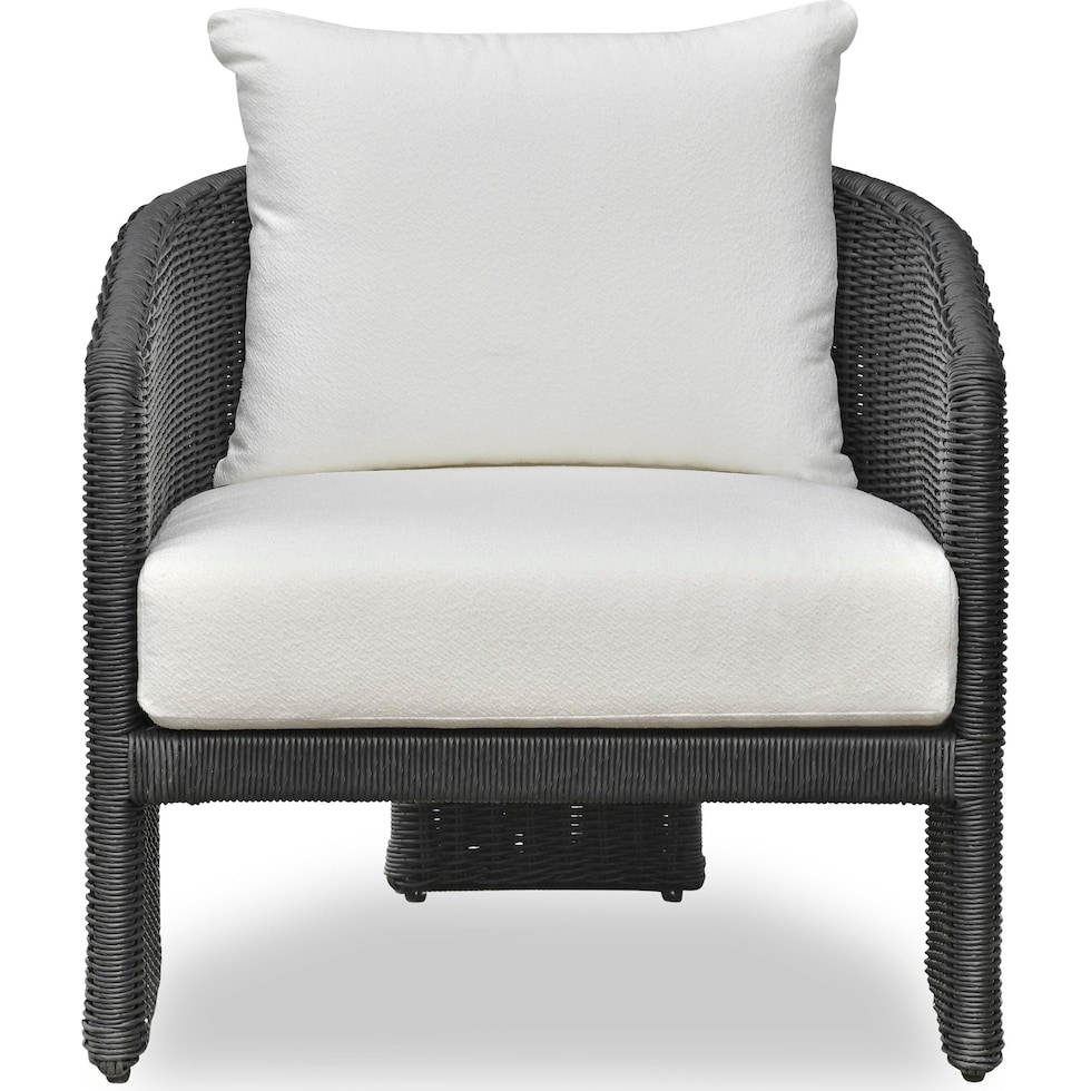 shorefront black white outdoor lounge chair   