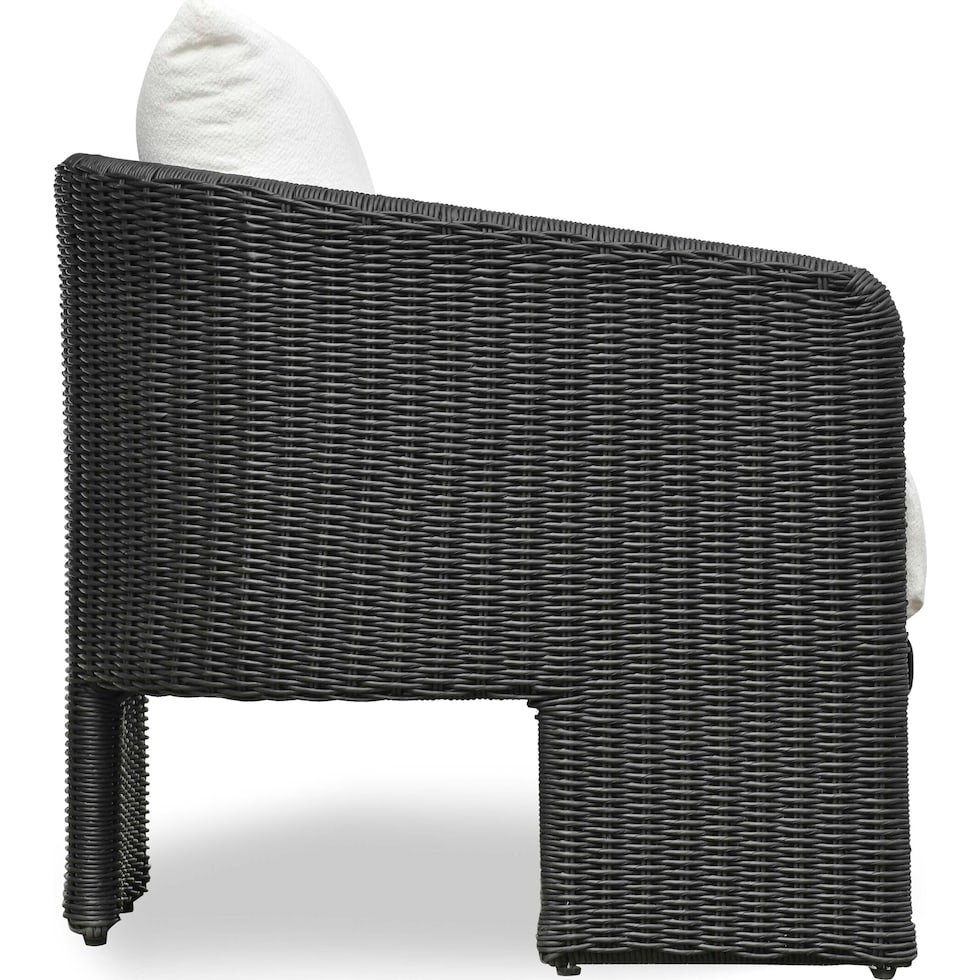 shorefront black white outdoor lounge chair   