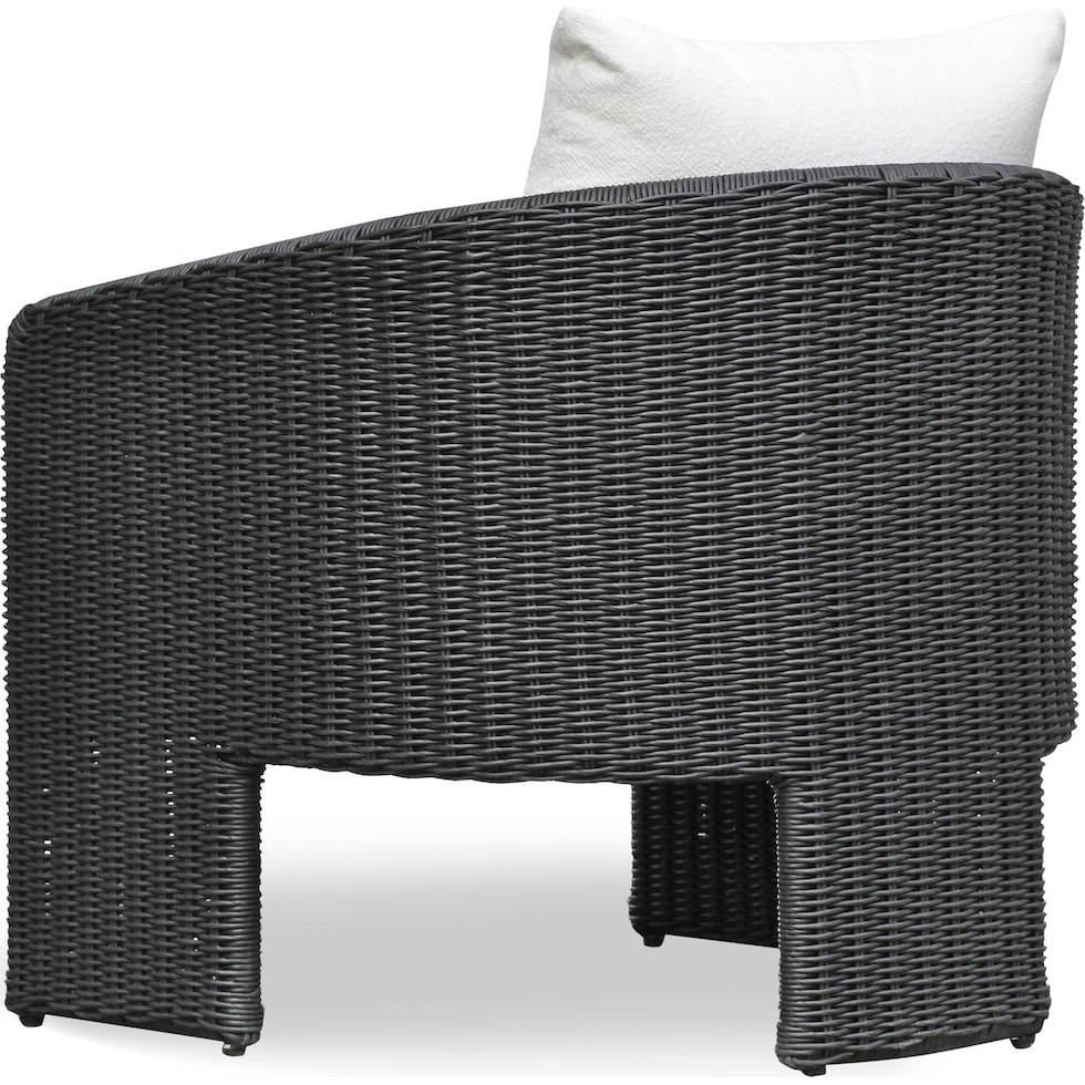 shorefront black white outdoor lounge chair   