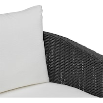 shorefront black white outdoor lounge chair   