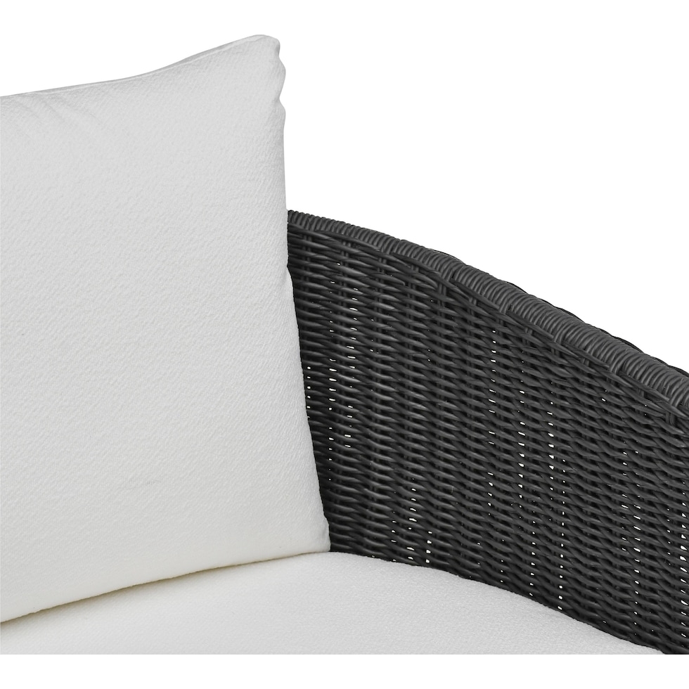 shorefront black white outdoor lounge chair   