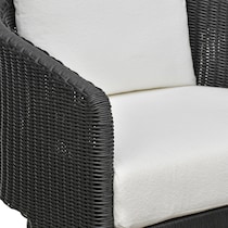 shorefront black white outdoor lounge chair   