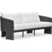 shorefront black white outdoor sofa   