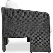 shorefront black white outdoor sofa   