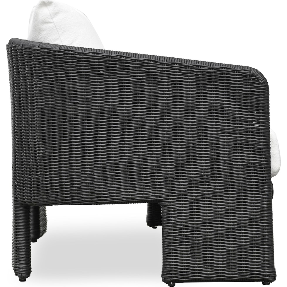 shorefront black white outdoor sofa   