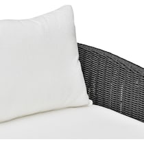 shorefront black white outdoor sofa   