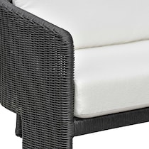 shorefront black white outdoor sofa   