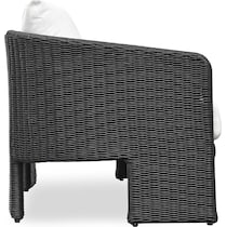 shorefront black white outdoor sofa   