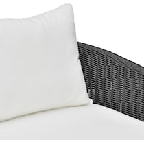 shorefront black white outdoor sofa   
