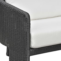 shorefront black white outdoor sofa   