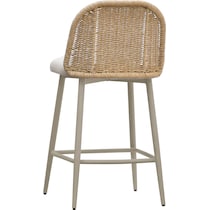 shorefront cream outdoor stool   