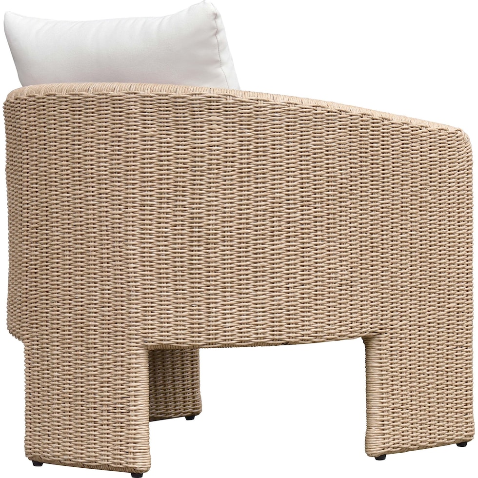 shorefront cream tan outdoor chair   
