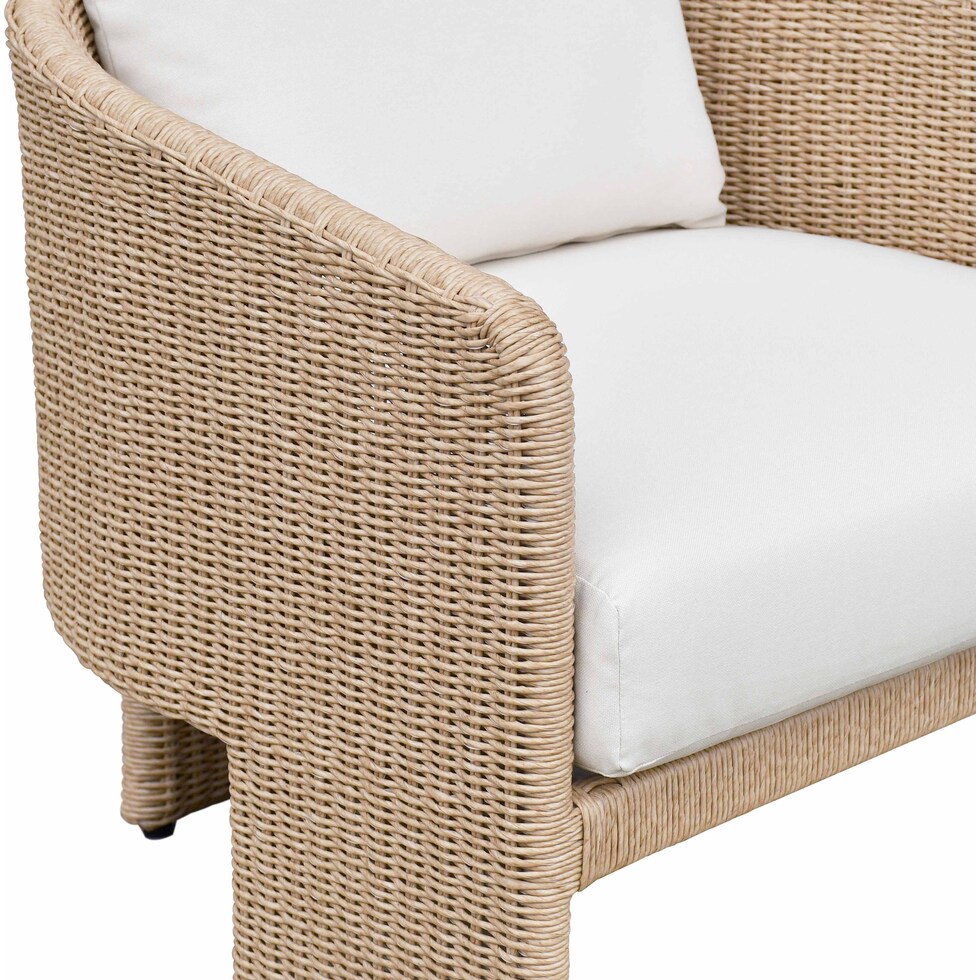 shorefront cream tan outdoor chair   