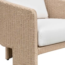 shorefront cream tan outdoor chair   