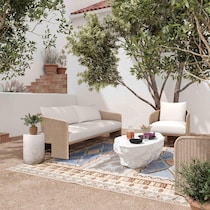 shorefront cream tan outdoor chair   