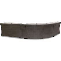 shoreline gray  pc sectional   