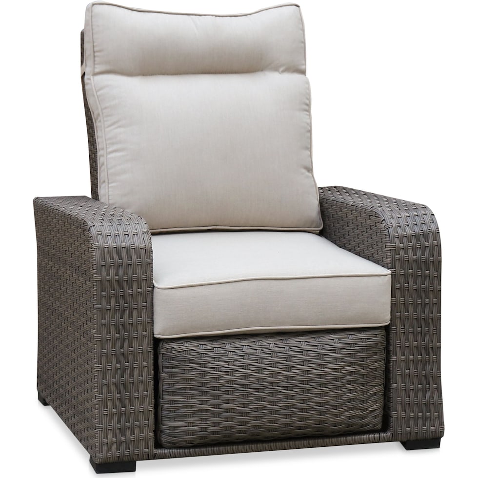 shoreline gray outdoor chair   