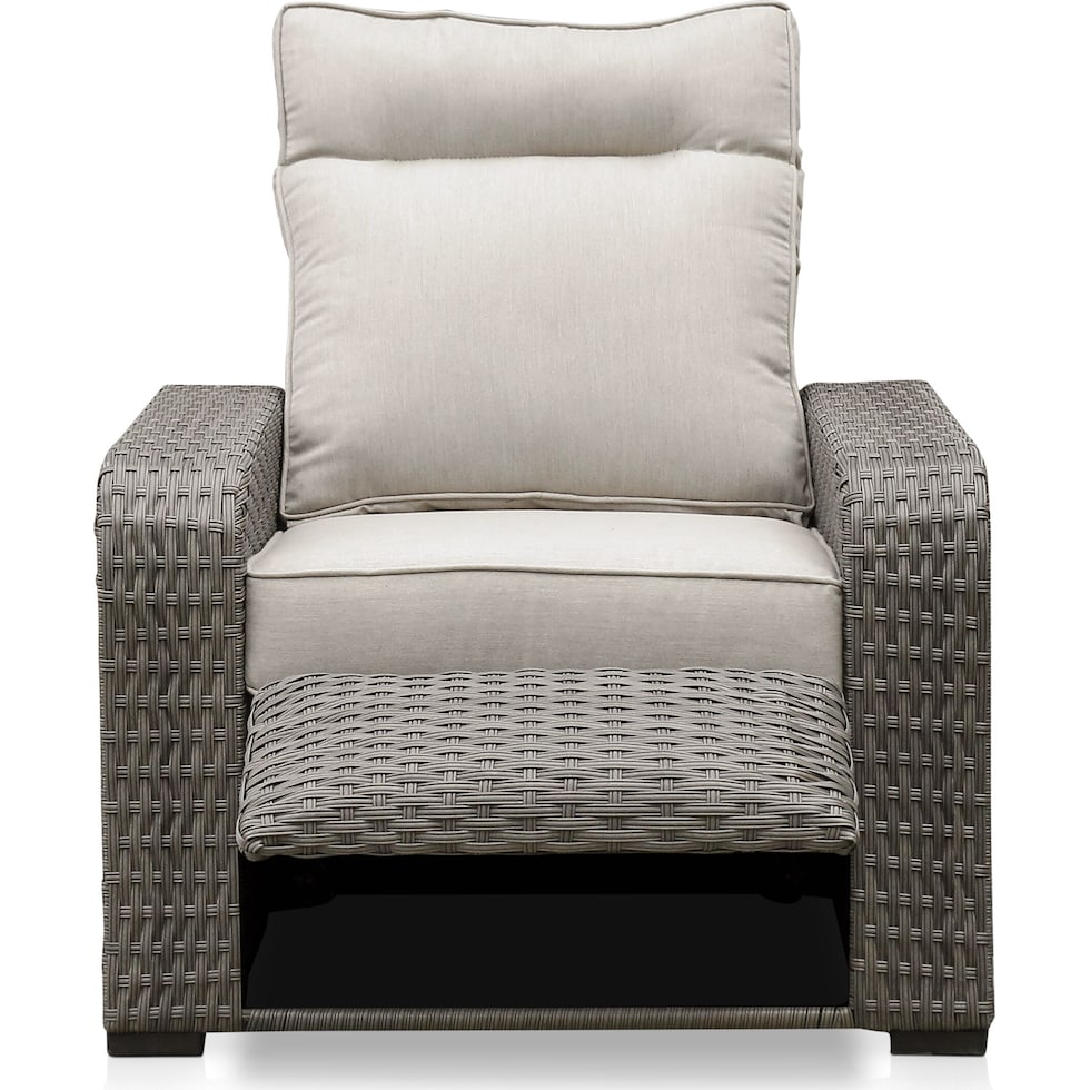 shoreline gray outdoor chair   
