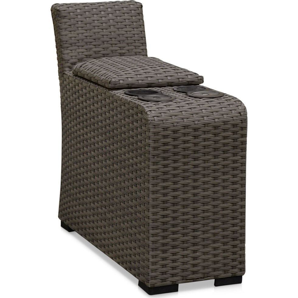 shoreline gray outdoor console   
