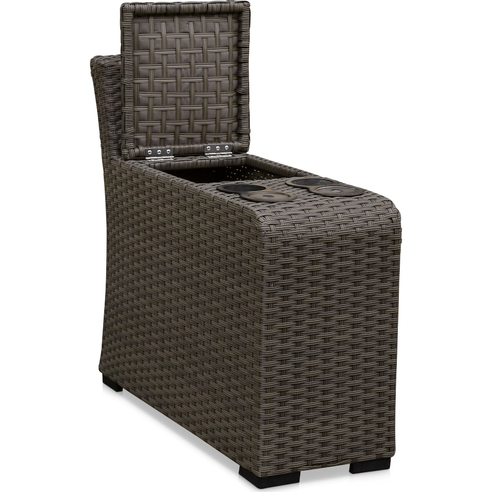 shoreline gray outdoor console   