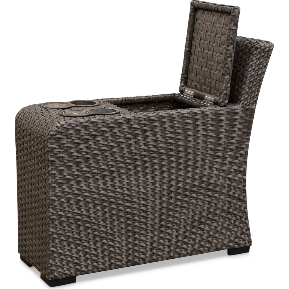shoreline gray outdoor console   
