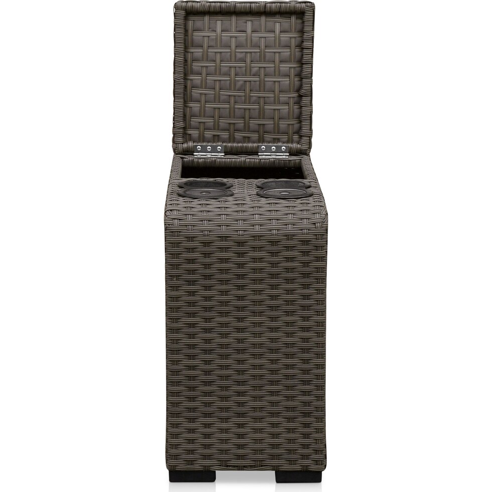 shoreline gray outdoor console   