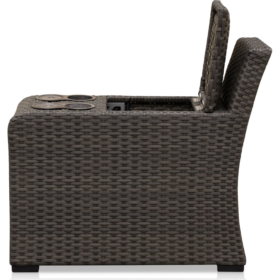 shoreline gray outdoor console   