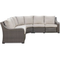 shoreline gray outdoor sectional   