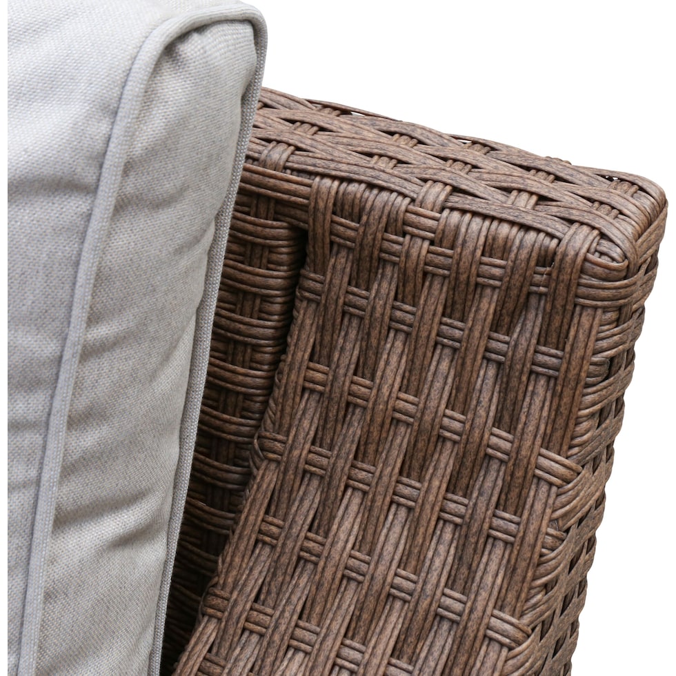 shoreline pecan outdoor chair   