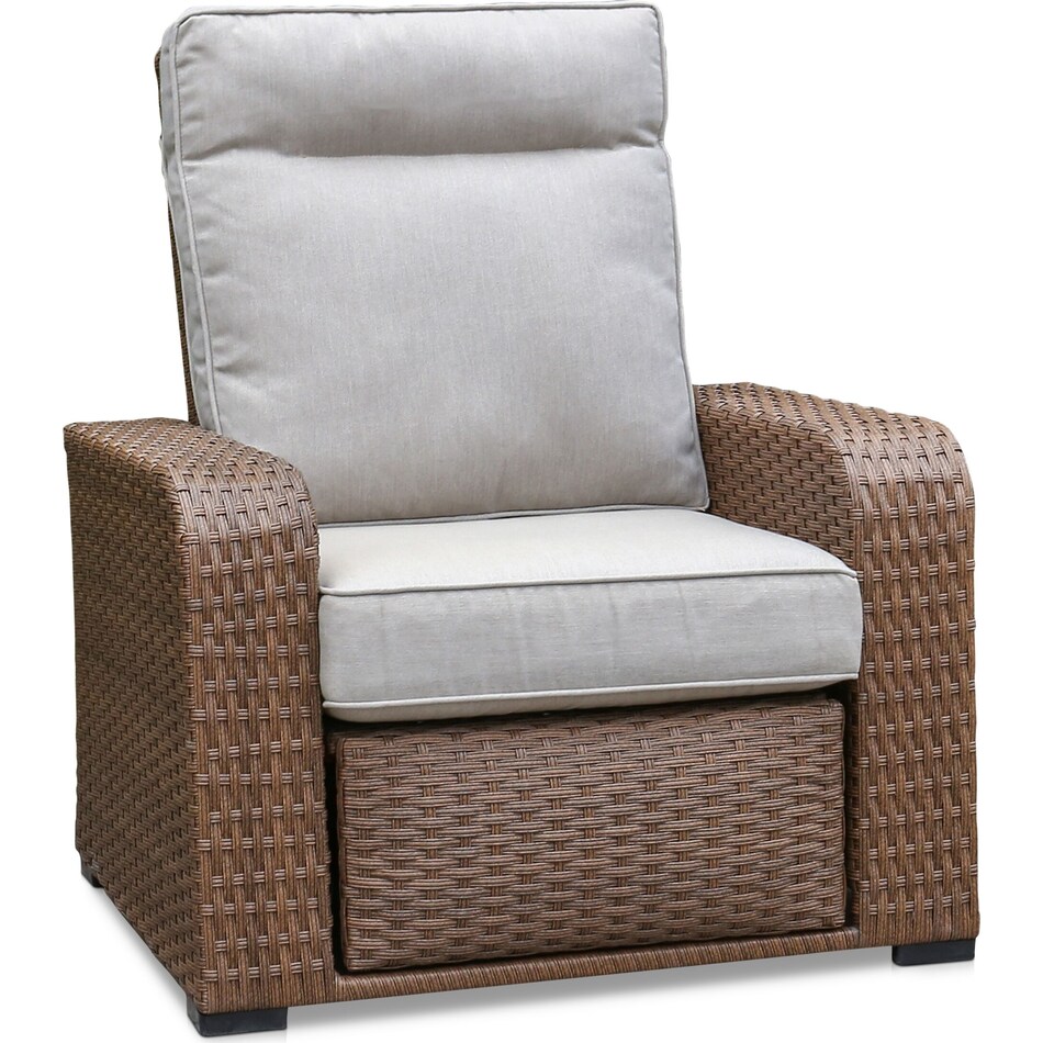 shoreline pecan outdoor chair   