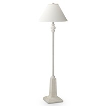 shutter white floor lamp   