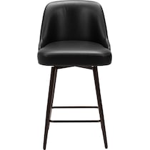 siara black counter height stool   