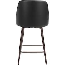 siara black counter height stool   