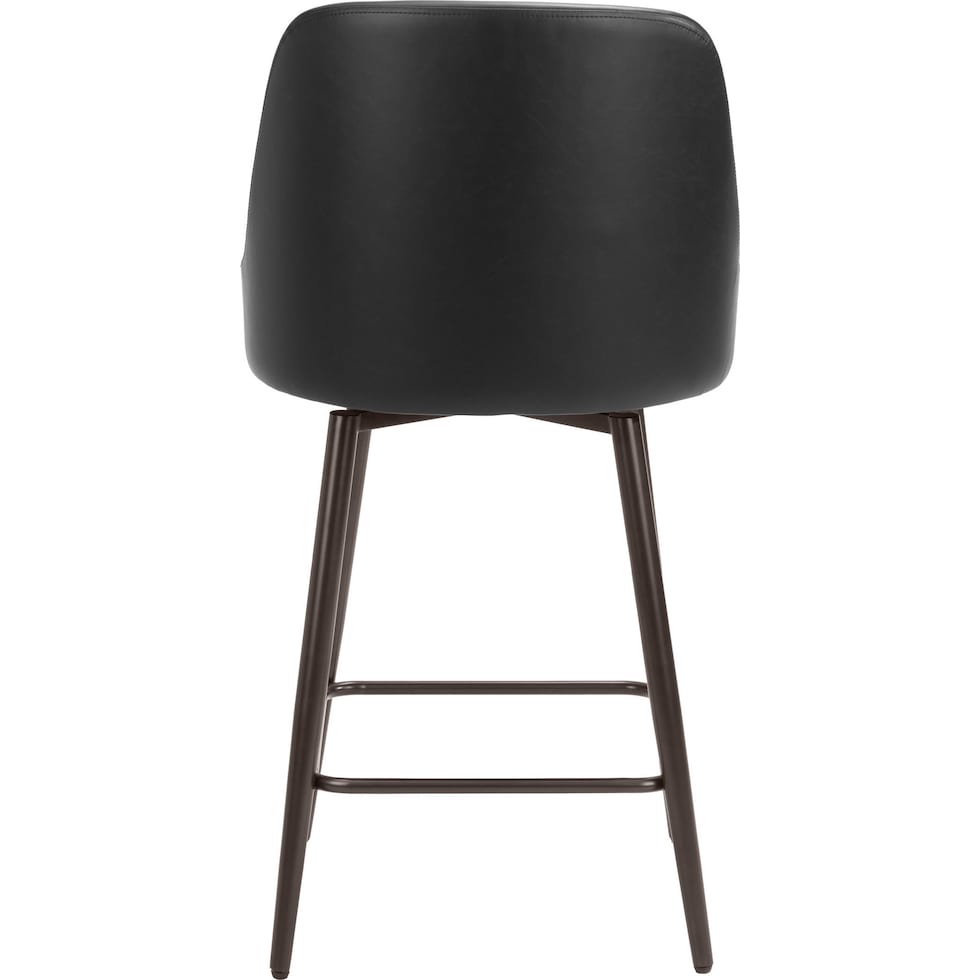 siara black counter height stool   