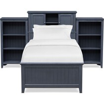 sidney blue  pc full bedroom   