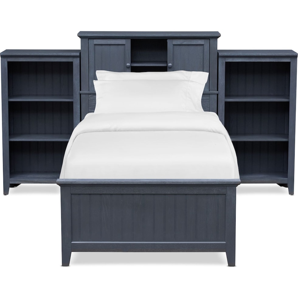 sidney blue  pc full bedroom   