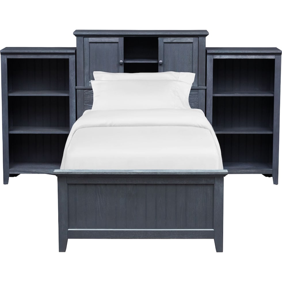 sidney blue  pc full bedroom   