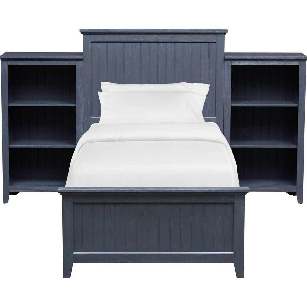 sidney blue  pc twin bedroom   