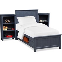 sidney blue  pc twin bedroom   