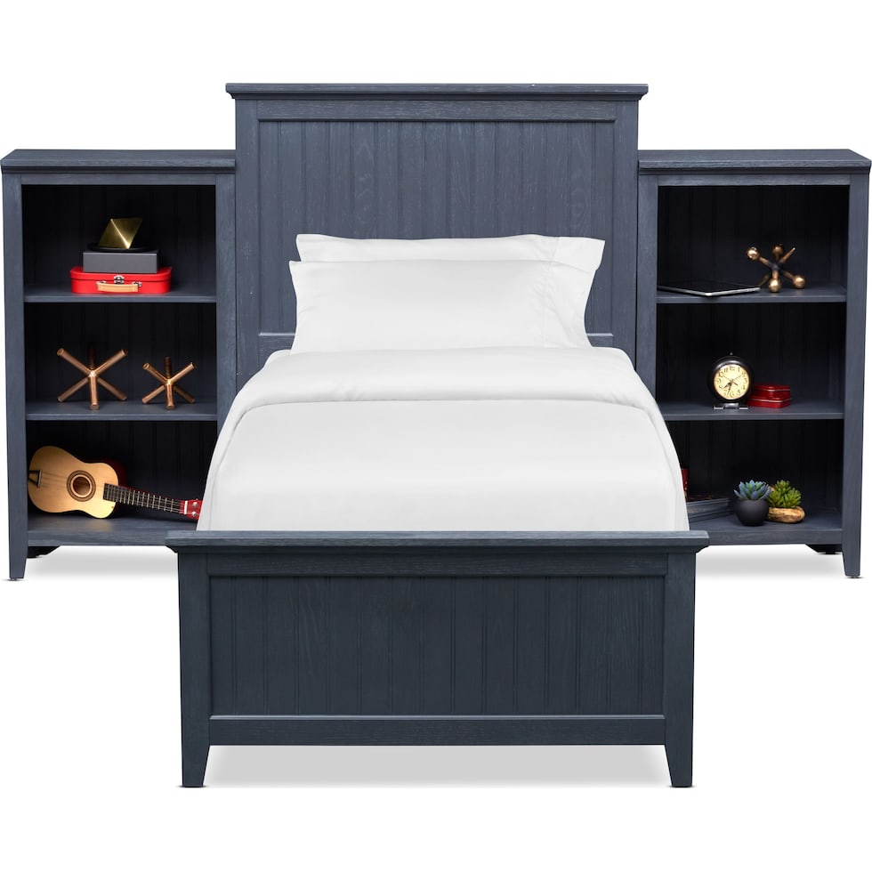 sidney blue  pc twin bedroom   