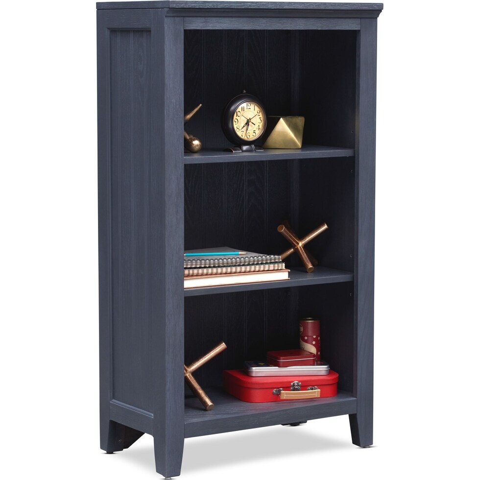 sidney blue bookcase   