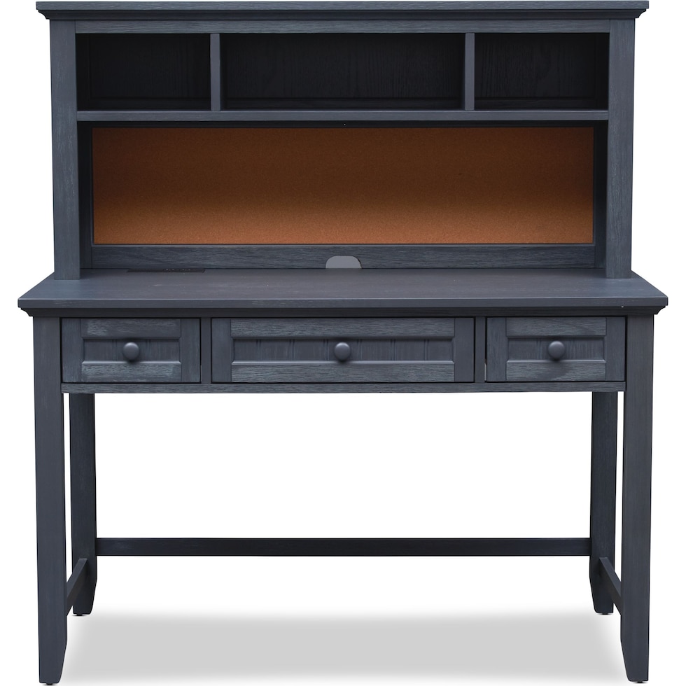 sidney blue desk & hutch   