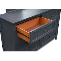 sidney blue dresser & mirror   