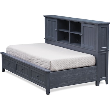 Sidney Full Lounge Bed - Navy
