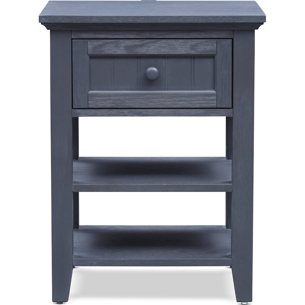 sidney blue nightstand   