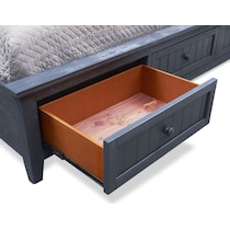 sidney blue twin lounge bed   