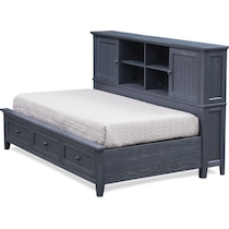 sidney blue twin lounge bed   