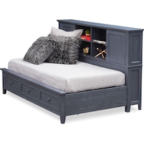 sidney blue twin lounge bed   
