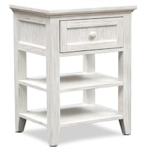 sidney white nightstand   