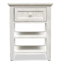 sidney white nightstand   